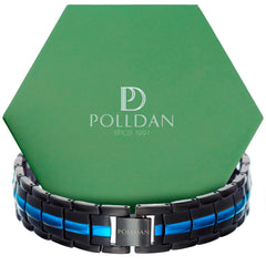 POLLDAN black metal sizing tool shown with the bracelet