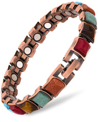 POLLDAN copper bracelet 6200-gauss-strength for daily support and style.