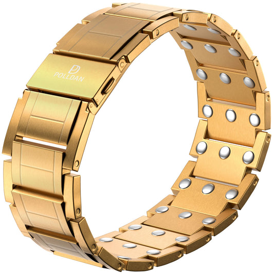 POLLDAN magnetic bracelet for women; close-up on magnets for daily wear