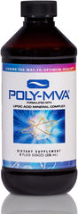 Poly-MVA 8oz bottle front view, designed for daily antioxidant support.