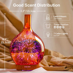 Porseme 100ml capacity diffuser supports hours of fragrance without fuss.