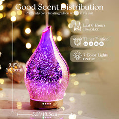 Porseme LED color lights create mood with multicolor ambience and optional mist mode.