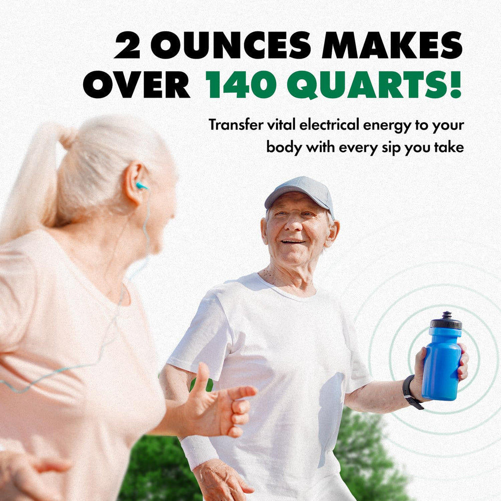 Drops added to water to create a light oxygen boost in your beverage.