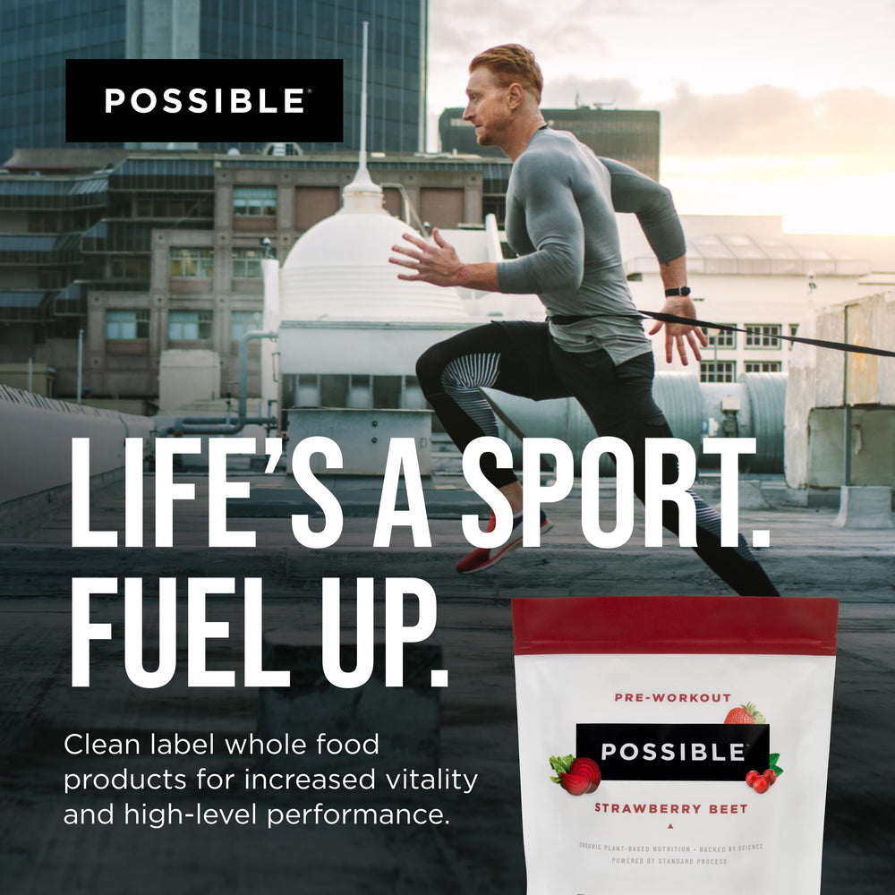Single-serving packet ready to mix before exercise