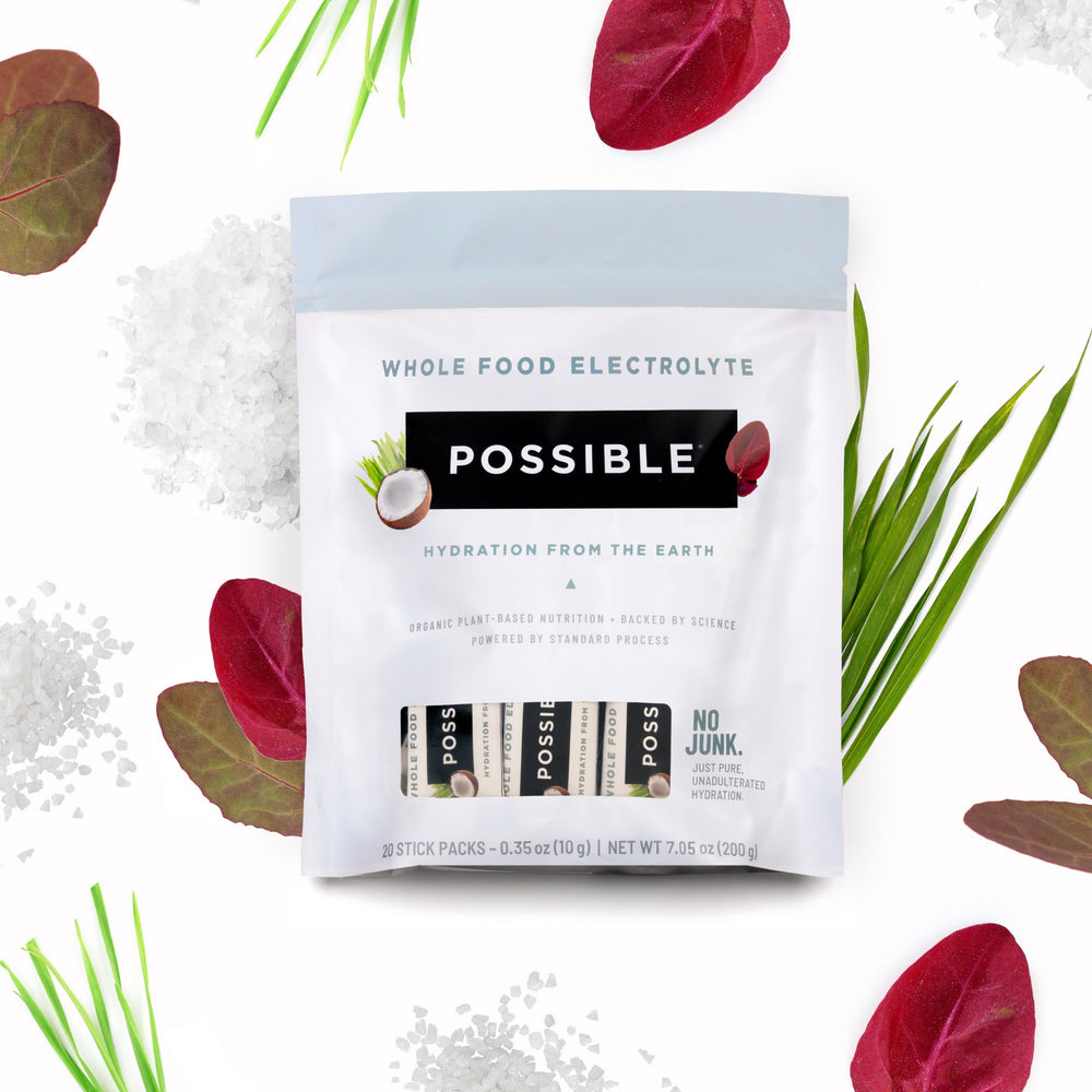 Possible mountain spinach and barley grass sources close-up