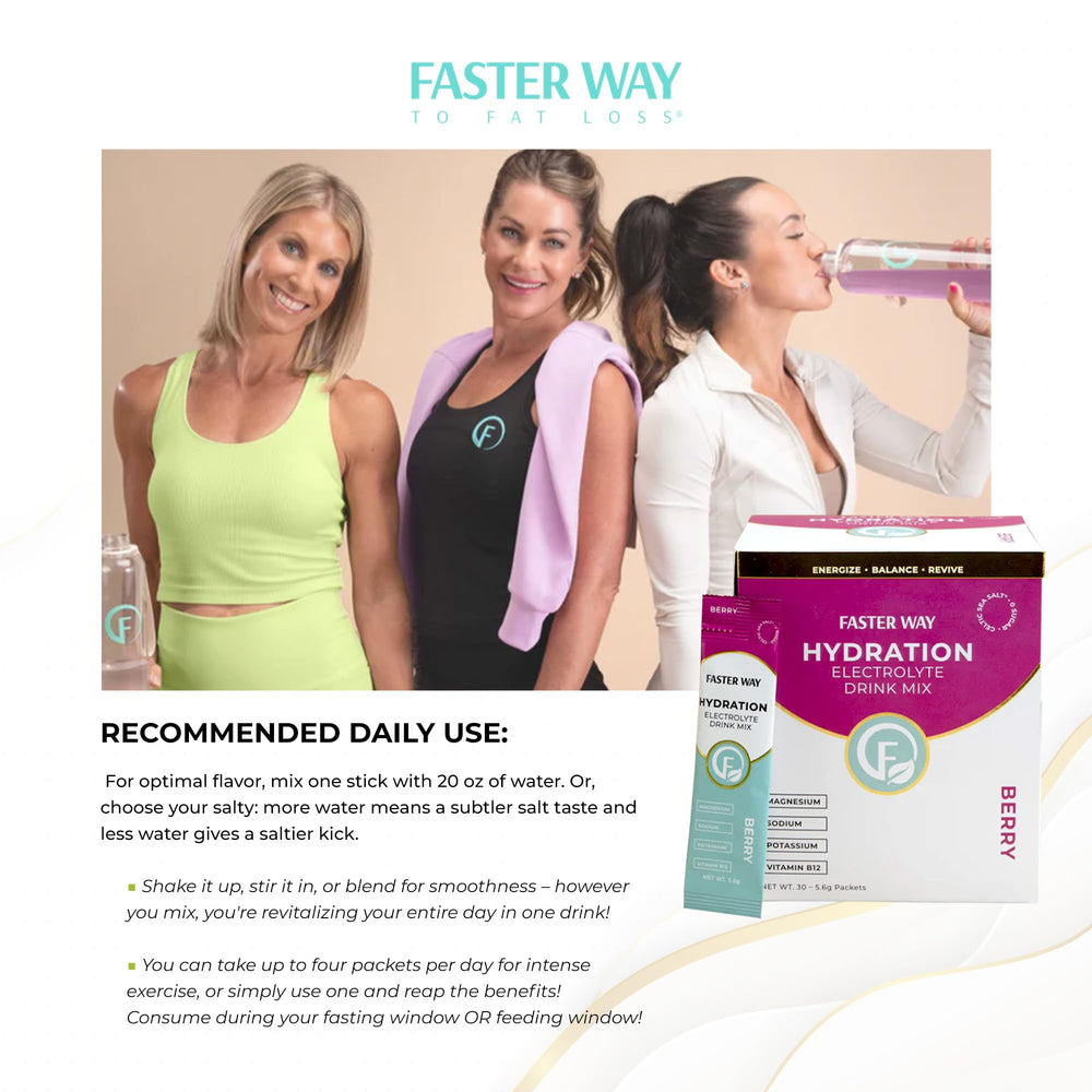 Post-workout hydration with Faster Way during recovery