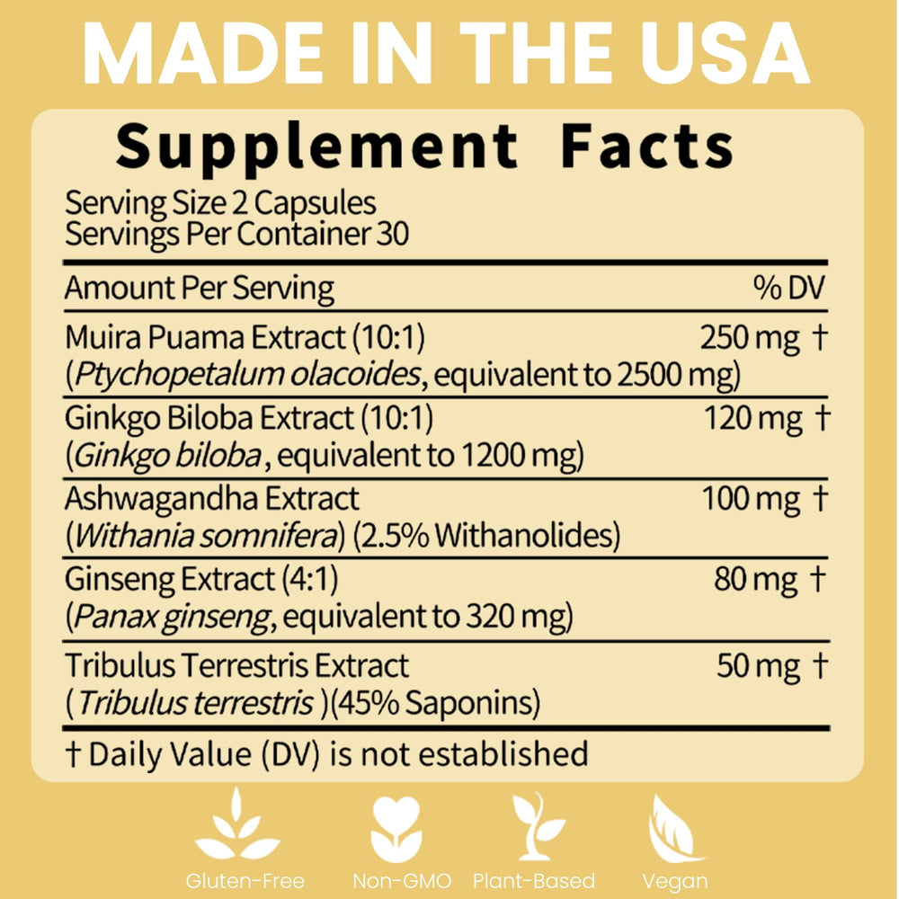 Potency Wood bottle in USA setting highlights quality, safety, and global botanicals.