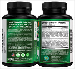 Potent Garden garlic-ginger-apple botanicals image emphasizes immune-balanced daily care.
