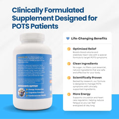 Capsules close-up of Potsies POTS supplement showing compact, easy-to-swallow capsules.