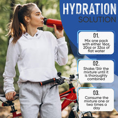 PowderVitamin sugar-free formula without stevia for clean hydration.