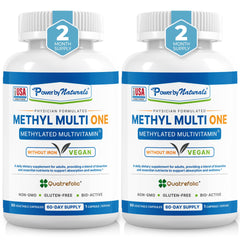 Power By Naturals Methyl Multi One bottle front for daily use