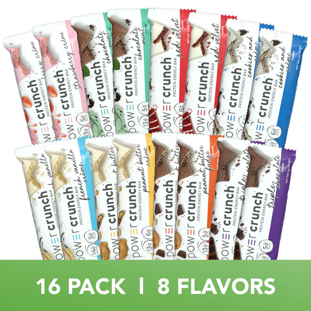 Mission Nutrition Power Crunch French Vanilla bar pack for quick protein on the go