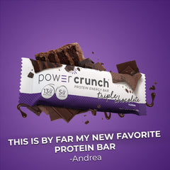 Power Crunch French Vanilla Creme bar with smooth flavor for breakfast or snack