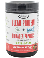 Power Play Fuel Clear Protein bottle pour shows smooth, light texture.