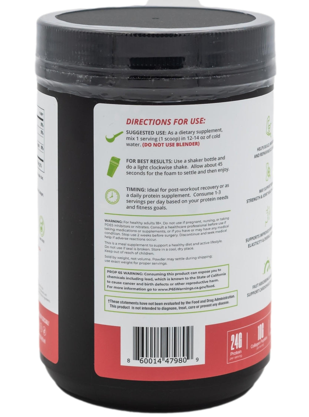 Power Play Fuel Clear Protein mixed in a glass for rapid hydration.