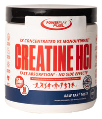 POWER PLAY FUEL Creatine HCl powder container enhances lean muscle support and clean energy