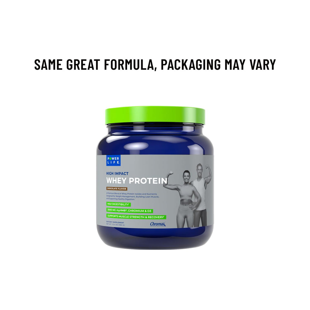 POWERLIFE whey with digestive enzymes supports easy digestion.