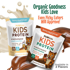 POWkids kids drinking shake after school supports active routines