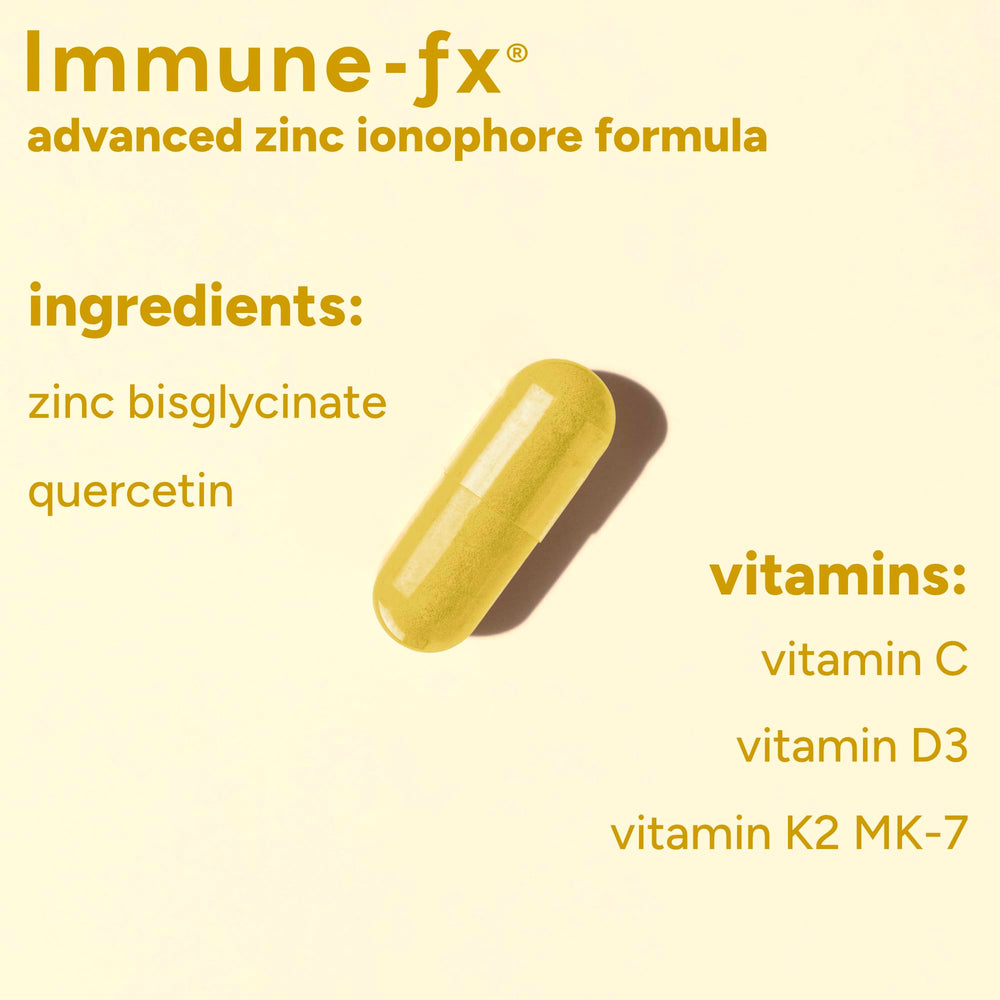 PPO Lab Immune-fx pouring capsules demonstrates easy daily dosing