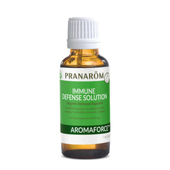 Pranarom Aromaforce Immune Defense eucalyptus bottle and dropper for daily support