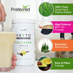 KeyTO MCT powder dispense for energy-friendly keto drinks