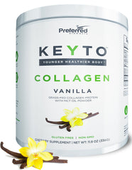 KeyTO Vanilla tub close-up, ideal for easy keto shakes