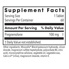 Pregnenolone micronized lipid matrix from Allergy Research Group highlighting absorption.