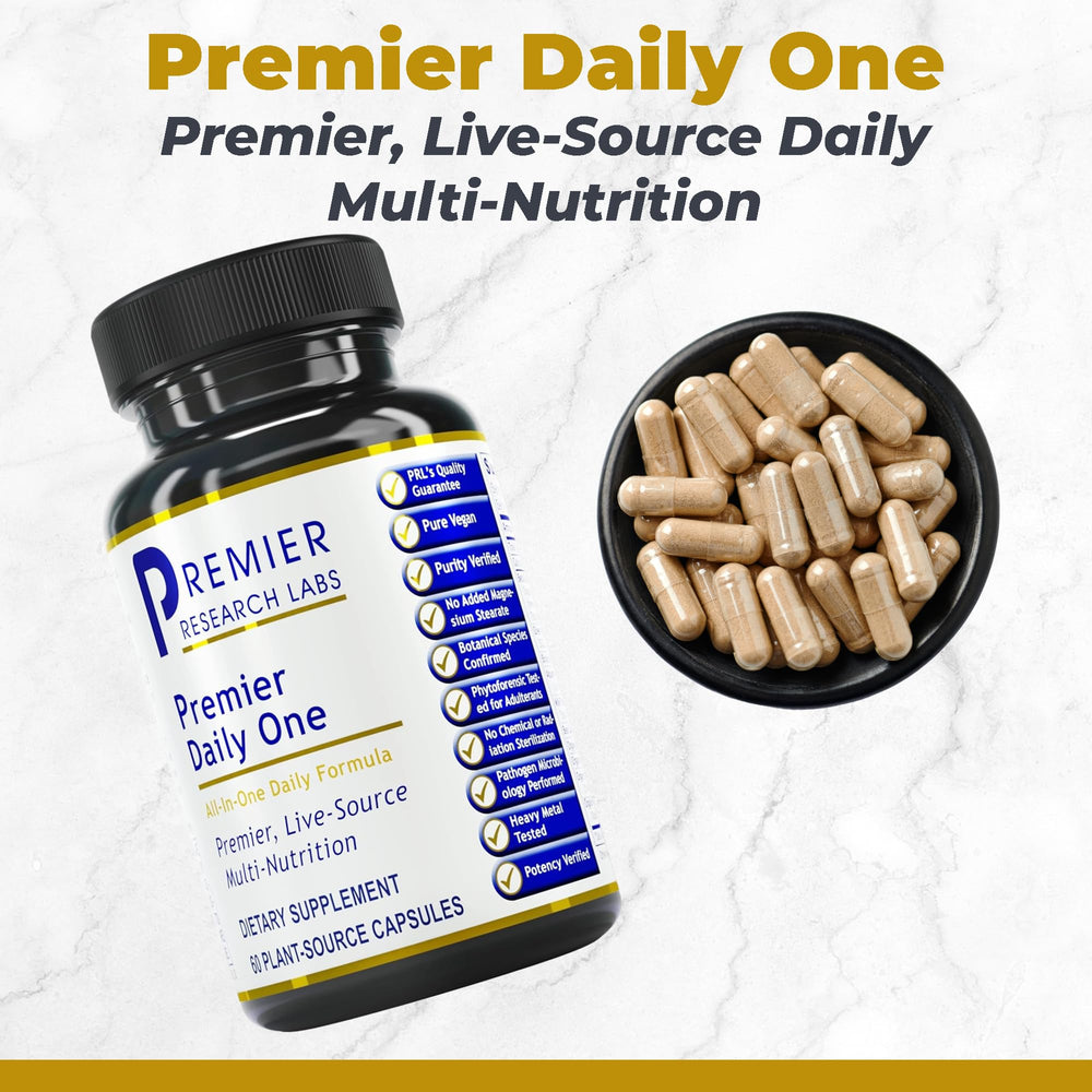 Premier Daily One cruciferous-vegetable extract close-up highlighting antioxidant nutrition