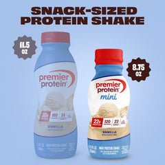 Premier Protein Minis Caramel bottle for quick energy between tasks