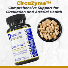 CircuZyme with L-arginine amino acids for healthy circulation by Premier Research Labs