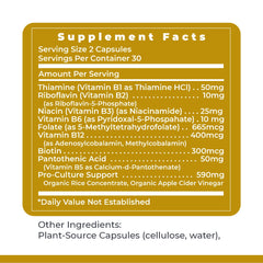 Premier Research Labs Complete B packaging showing nine active B vitamins