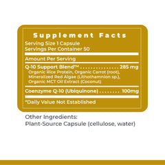 Premier Research Labs CoQ10 bottle shown for daily energy routine.