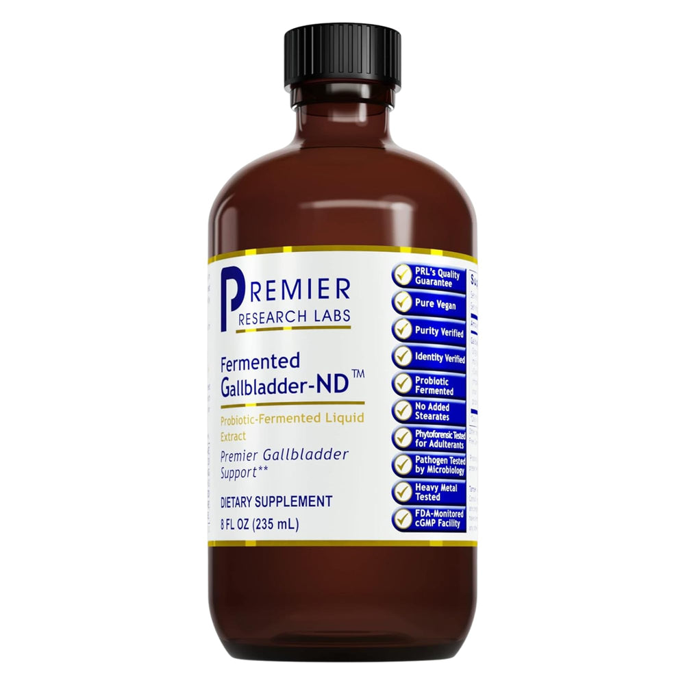 Premier Research Labs Gallbladder-ND bottle pour for convenient daily use
