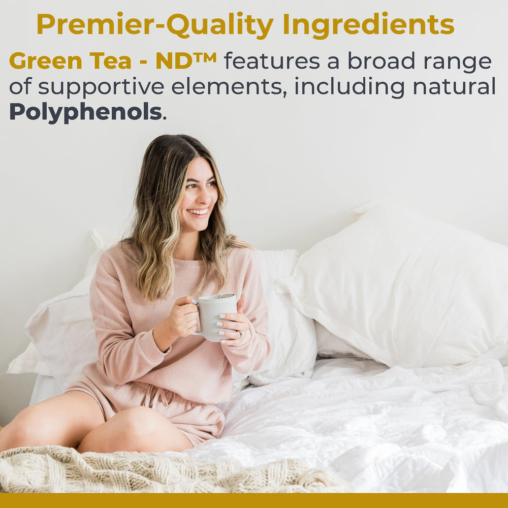 Premier Research Labs Green Tea-ND with probiotic culture and fermentation.