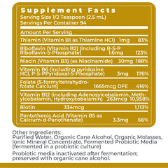 Refrigeration instruction supports freshness after opening to maintain potency