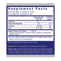 Premier Research Labs powder scoop illustrating convenient daily use for digestive and immune wellness