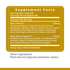 Lifestyle scene with RenaVen product in kitchen to support daily wellness.