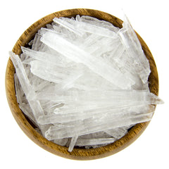 Sealed PremiumCraft menthol crystals package ready for cosmetics and soap making