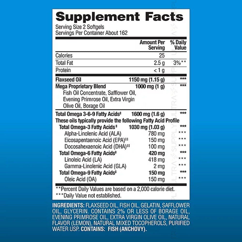 Presca bottle being poured to show easy daily intake for omega fats.