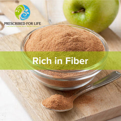 1kg bulk packaging of Prescribed For Life apple fiber powder