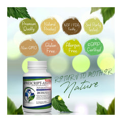 Prescript-Assist viability-seed structure protects probiotics through acid for target delivery.