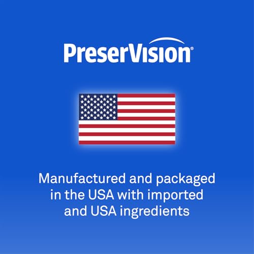PreserVision AREDS3 matte-finish bottle on shelf for easy storage