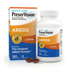 PreserVision AREDS eye vitamins bottle for daily eye support
