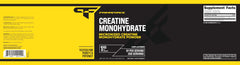Primaforce Creatine Monohydrate powder nutrition label with clear ingredients and non GMO info