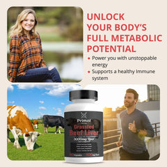 Primal Being energy and wellness focus graphic implying whole-food liver nutrition.
