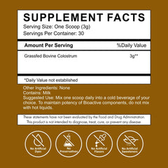 Primal Being colostrum powder serving spoon for daily recovery.
