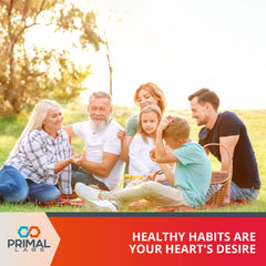 Primal Labs CardioRelax AO label detail showcases Bioperine and olive leaf ingredients.