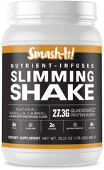 Primal Labs Smash-It vanilla protein powder tub, smooth aroma and versatile shake base.