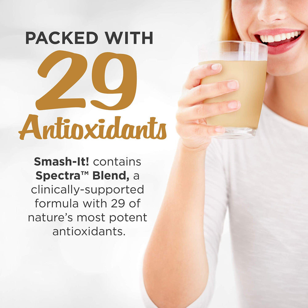 Primal Labs Smash-It vanilla shake with berries, satisfying keto snack idea.