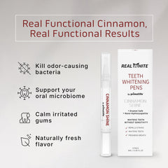 Primal Life Organics Real White Teeth Pen applying gel to teeth for quick results.